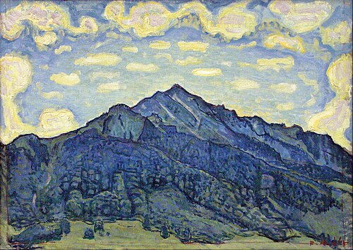 Paysage des Alpes suisses, , Ferdinand Hodler