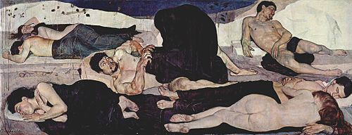 La Nuit, 1889, Ferdinand Hodler