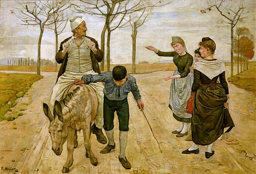 Le Meunier, son Fils et l'Ane, 1888, Ferdinand Hodler
