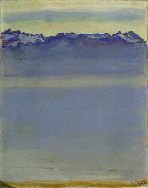 Lake Geneva with the Savoy Alps, 1907, Ferdinand Hodler