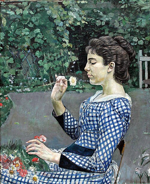 Portrait of Hélène Weiglé, 1888, Ferdinand Hodler