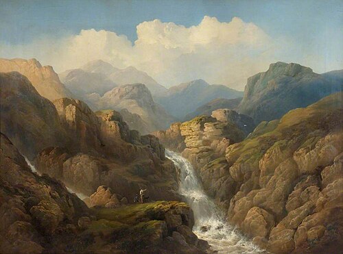 Mountain Torrent, 1849, Edward Train