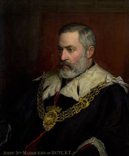 John Patrick Crichton-Stuart, 3rd Marquess of Bute (1847–1900), Provost of Rothesay (1896–1899), 1900, Edward Travanyon Haynes
