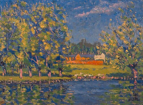 The Thames through Trees, the Warren, , Edward Withnall