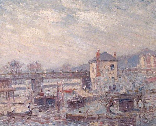 Caversham Bridge, Berkshire, 1900, Edward Withnall