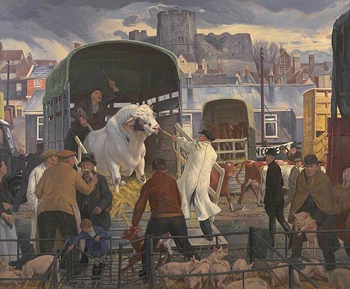 Cattle Market, 1937, James Bateman