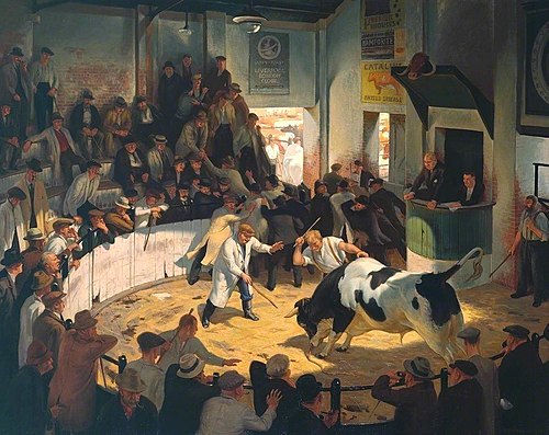 Commotion in the Cattle Ring, 1935, James Bateman