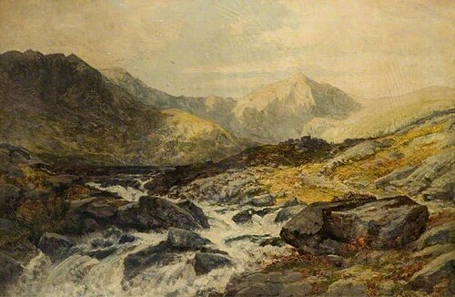 The Glaslyn Stream, 1877, Edwin Alfred Pettitt