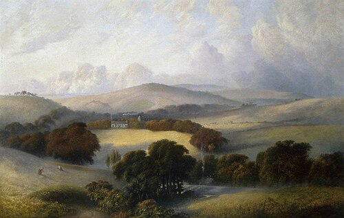 The Manor House, Preston Place, East Sussex, 1845, James Bennett