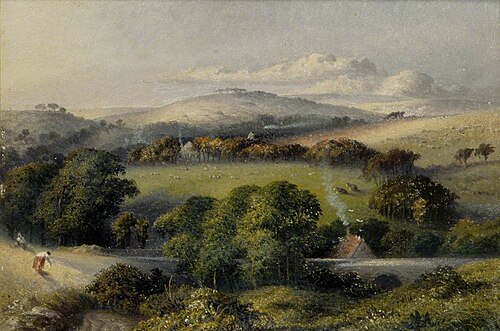 Lover's Walk, Preston, East Sussex, 1845, James Bennett