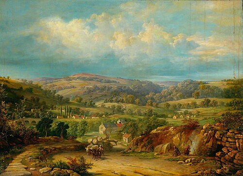 Egton Bridge, 1850, Edwin Cockburn