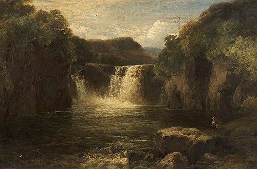 Waterfall, 1890, James Burrell Smith