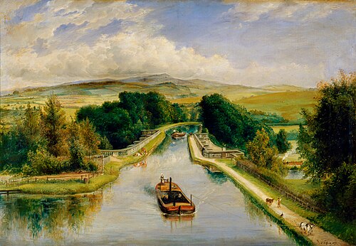 Aqueduct over the Bath and Westbury Railway, 1875, Edwin Frederick Holt