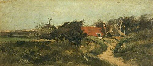Landscape with a Farmhouse, 1876, Marinus Boks