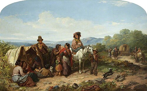 The Breaking-Up of the Camp, 1855, James Curnock