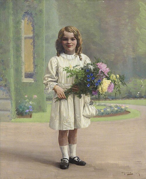 Girl and Flowers, , Andrew Young