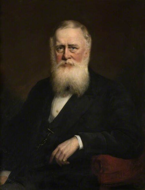 Portrait of Thomas Phillips, 1871, James Edgell Collins