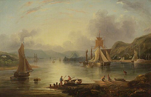 On the Clyde, 1830, James Francis Williams
