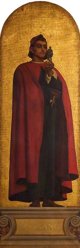 Nicola Pisano (c.1220/1225–c.1284) (design for a mosaic in the Victoria and Albert Museum), 1869, James Gamble