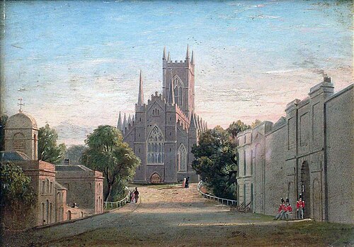 The Mall, Downpatrick, 1850, James Glen Wilson
