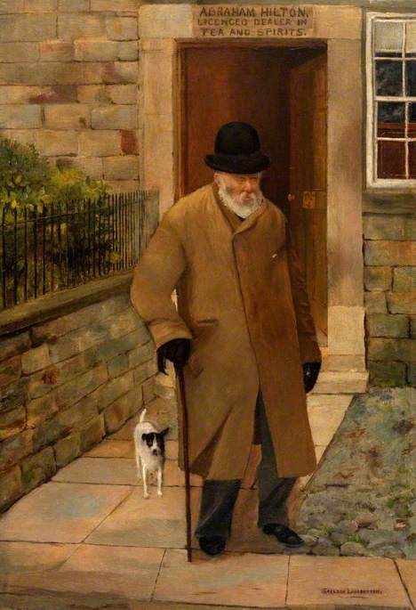 Old Gentleman with a Jack Russell Leaving an Off-Licence, , Sheldon Longbottom