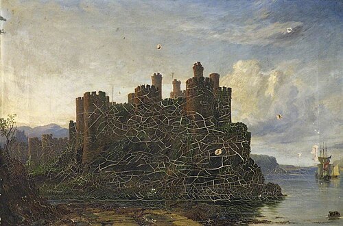 Conway Castle, North Wales, 1866, James Hall Cranstoun