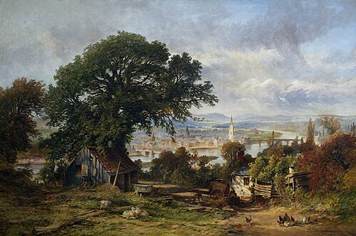Perth from Barnhill, 1874, James Hall Cranstoun