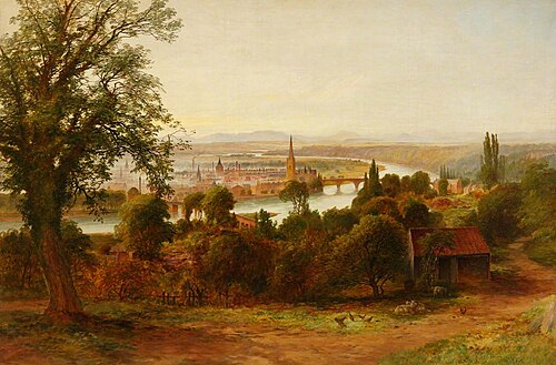 Perth from Barnhill, 1888, James Hall Cranstoun