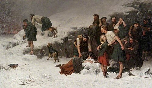 The Massacre of Glencoe, 1884, James Hamilton