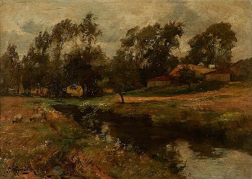 Pastoral Landscape, 1890, James Hamilton