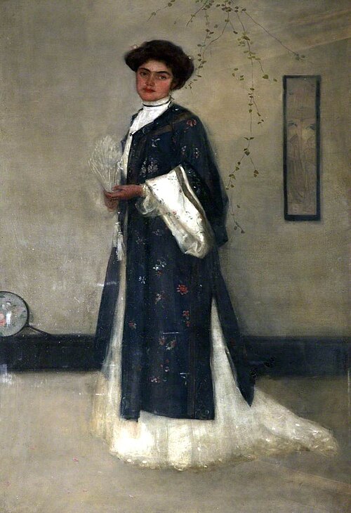 The Lady with the Japanese Gown, Miss Enid Rutherford (d.1911), 1905, James Hamilton Hay