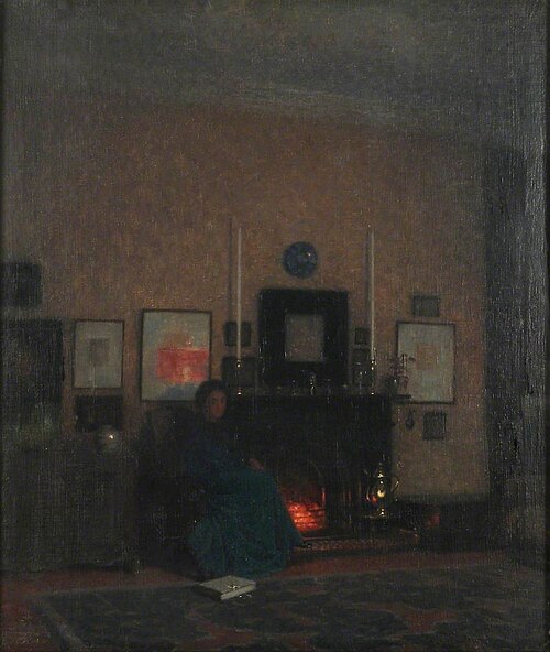 The Long Room, Audlem, 1910, James Hamilton Hay