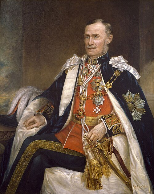 Major-General Sir Owen Tudor Burne (1837–1909), GCIE, KSI, 1900, Eliza Anne Leslie Melville