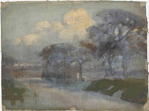 Line of Trees by Path, , James Hargreaves Morton