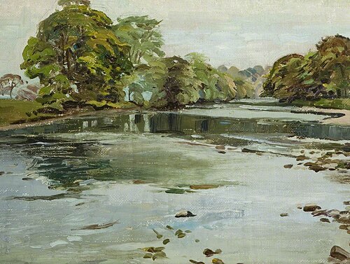 River Scene, , James Hargreaves Morton