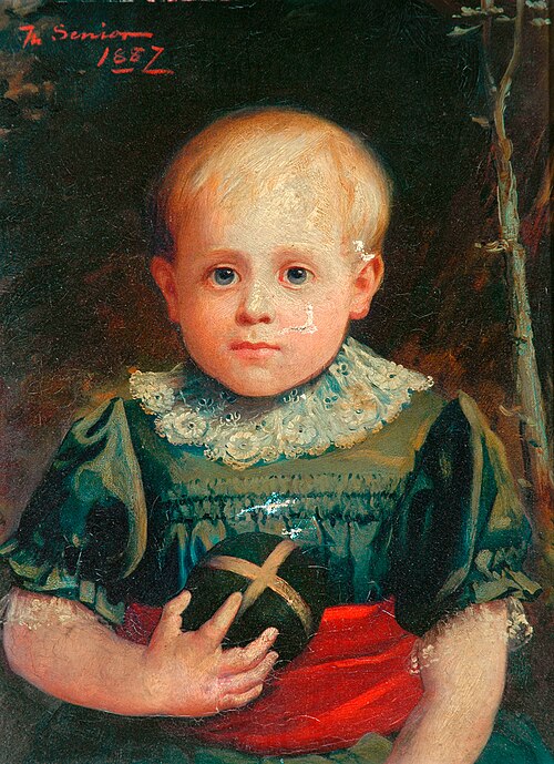 W. N. Bagshaw (c.1880–1927) as a Small Boy, 1887, Mark Senior