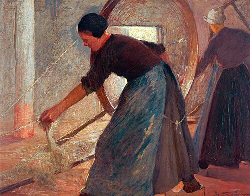 The Flax Spinners, Rotterdam, 1898, Mark Senior