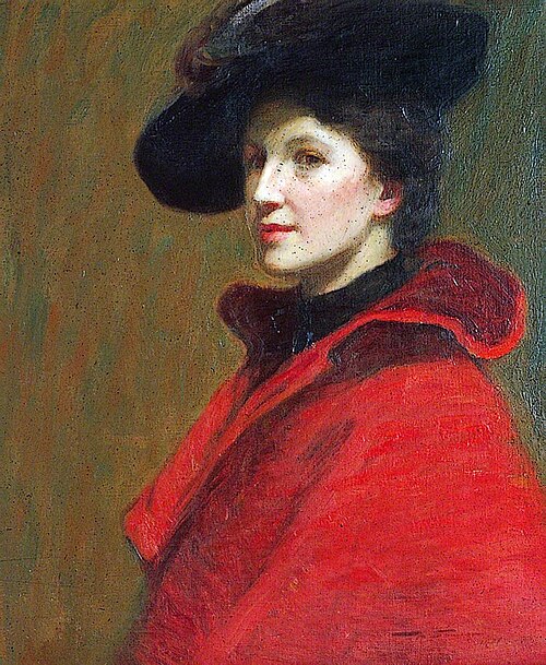 Portrait of a Young Lady, 1901, Mark Senior