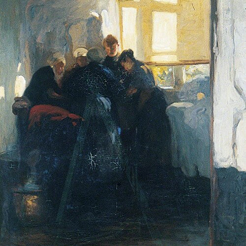 A Flemish Wash-House, 1908, Mark Senior