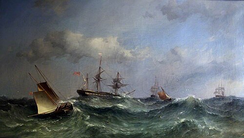 Picking up the Pilot, 1869, James Harris