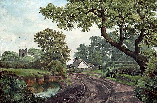 The Old Bidston Footpath, Wirral, , James Henry Robinson