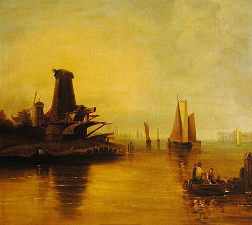 A River Scene (after Cuyp), 1884, Martha Buckworth