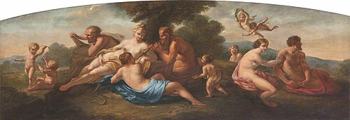 Classical Figures in a Pastoral Setting, 1828, Elizabeth Cust