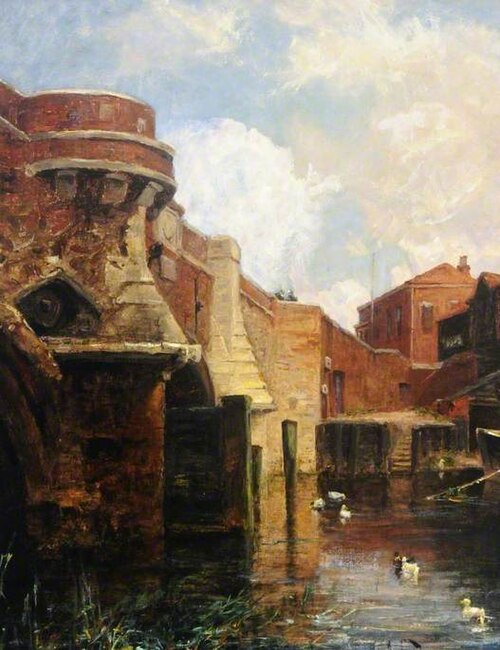 Bishop's Bridge, Norwich, Norfolk, , James Langsdale Pickering