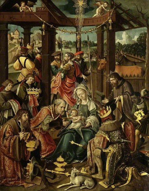 Adoration of the Kings, 1537, Simon Claesz. van Waterlant