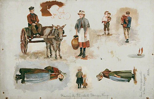 Seven Character Studies of Country Folk, 1882, Elizabeth Thomson King