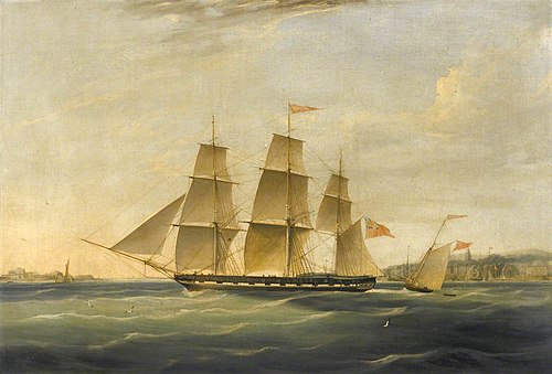 The ship 'Matilda' and cutter 'Zephyr', , James Miller Huggins