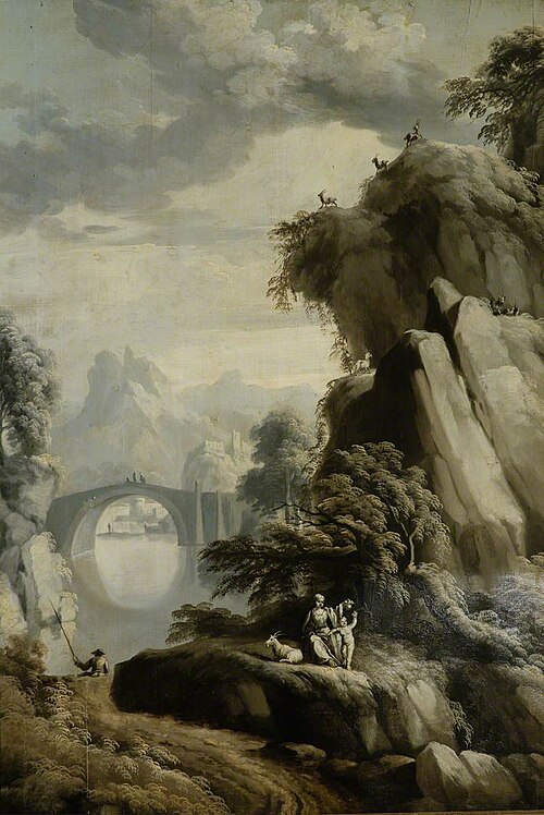 Landscape with a Bridge, 1745, James Norie