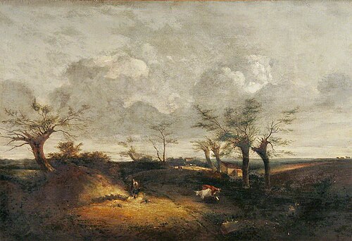 Road with Pollards (after John Crome), , James Norton Sherrington