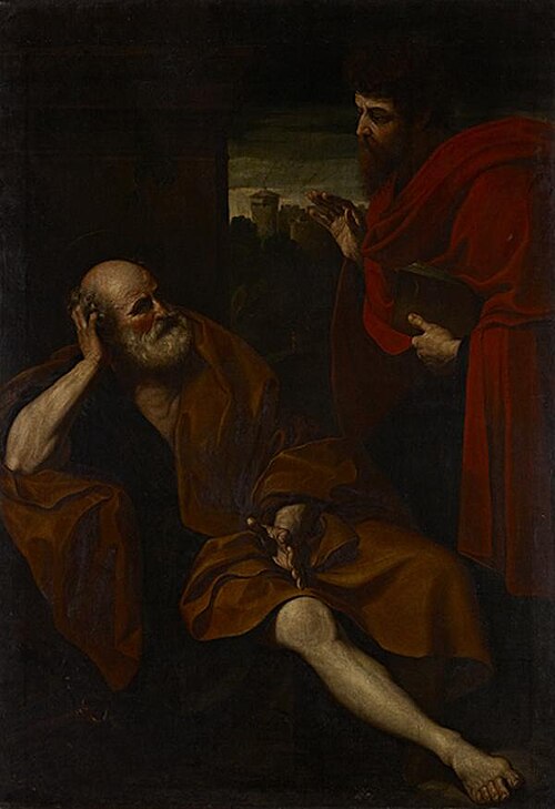 Saints Peter and Paul (after Guido Reni), , Solomon Williams